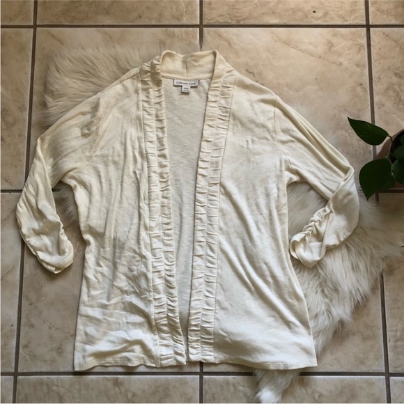 Coldwater Creek Sweaters - Coldwater Creek Open Cardigan